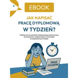 Jak napisać pracę dyplomową w tydzień - Okładka