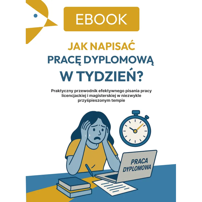 Jak napisać pracę dyplomową w tydzień - Okładka Jak napisać pracę dyplomową w tydzień - Okładka
