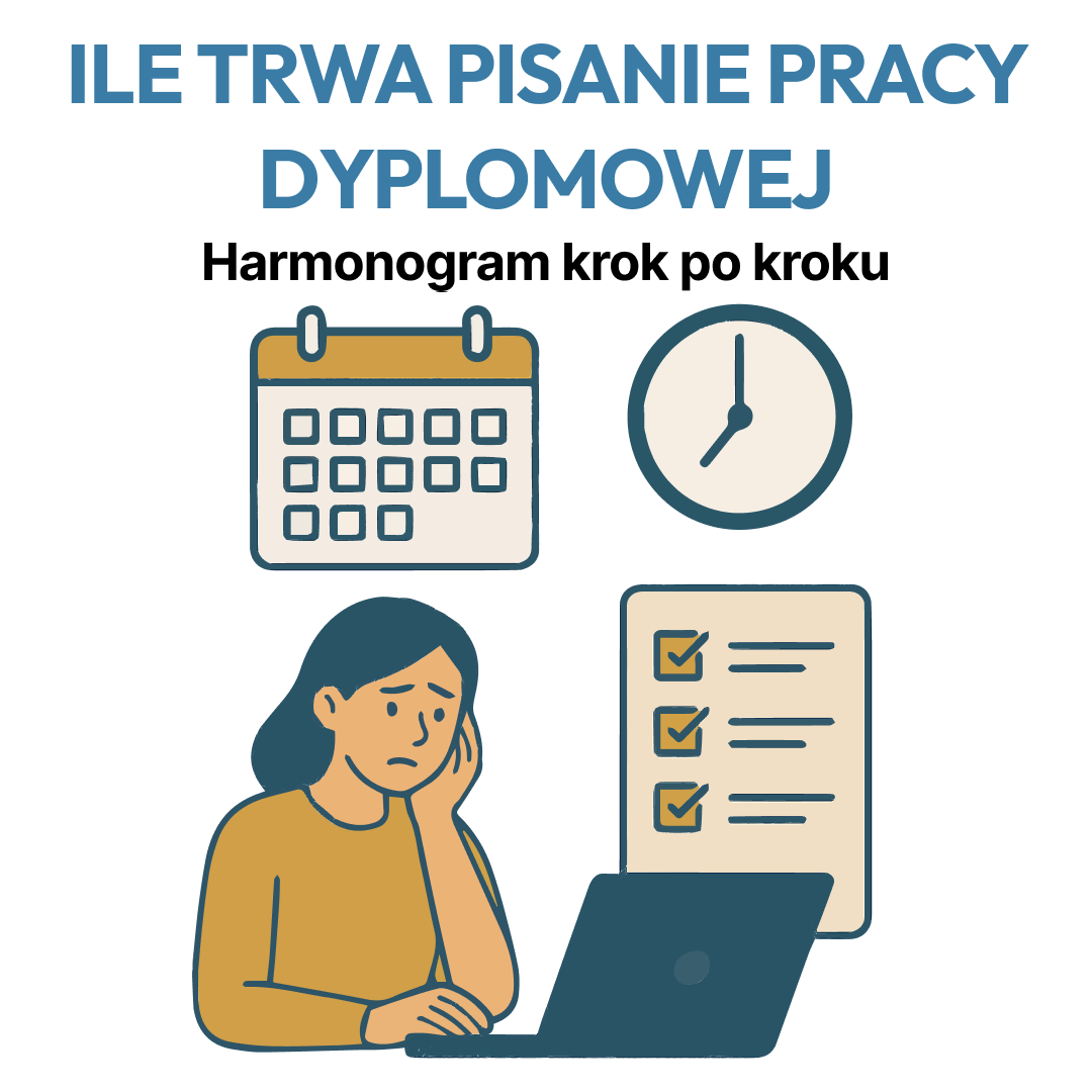 Ile trwa pisanie pracy dyplomowej? Harmonogram krok po kroku [2025]